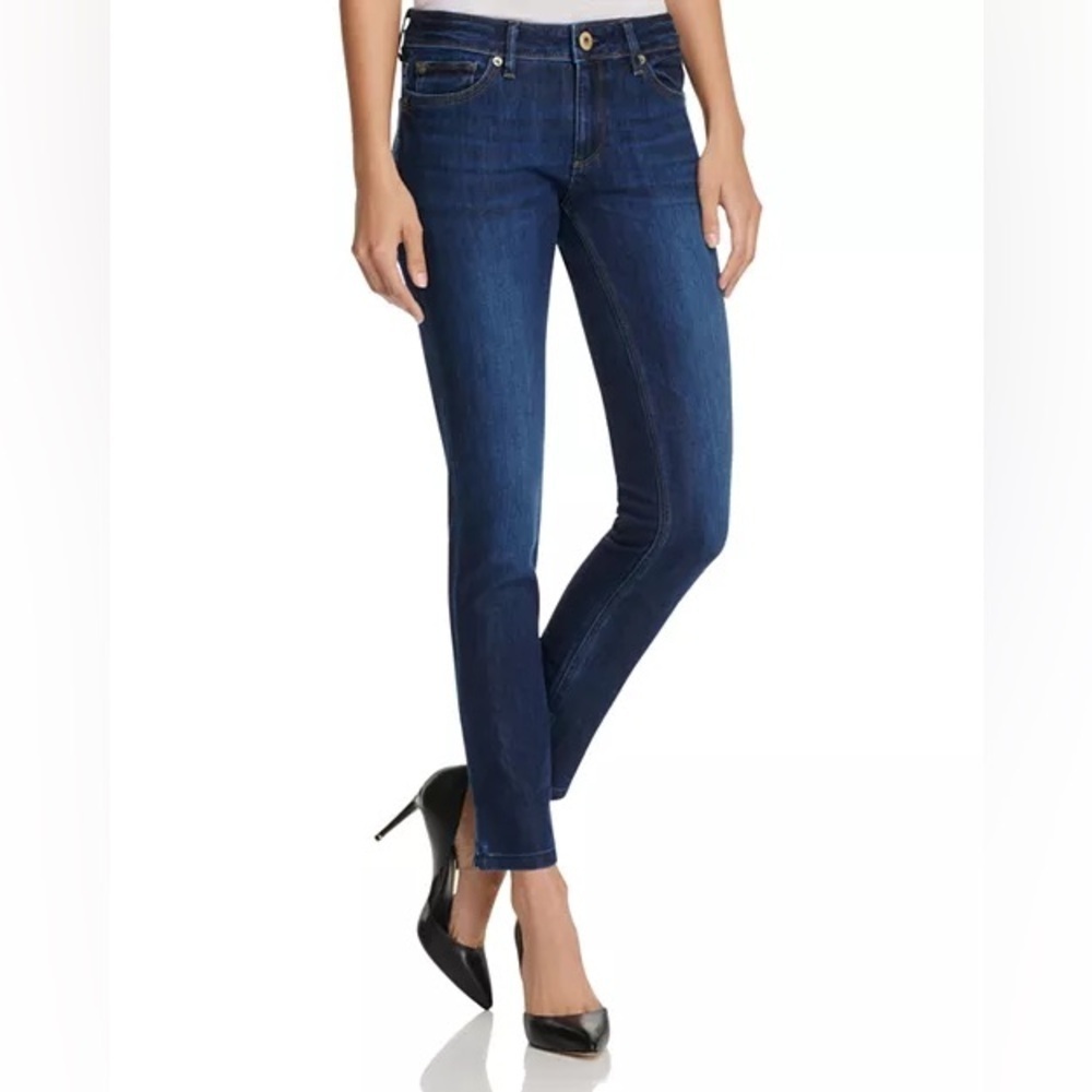 DL1961 Angel Mid Rise Skinny Jeans in Park, Size 24